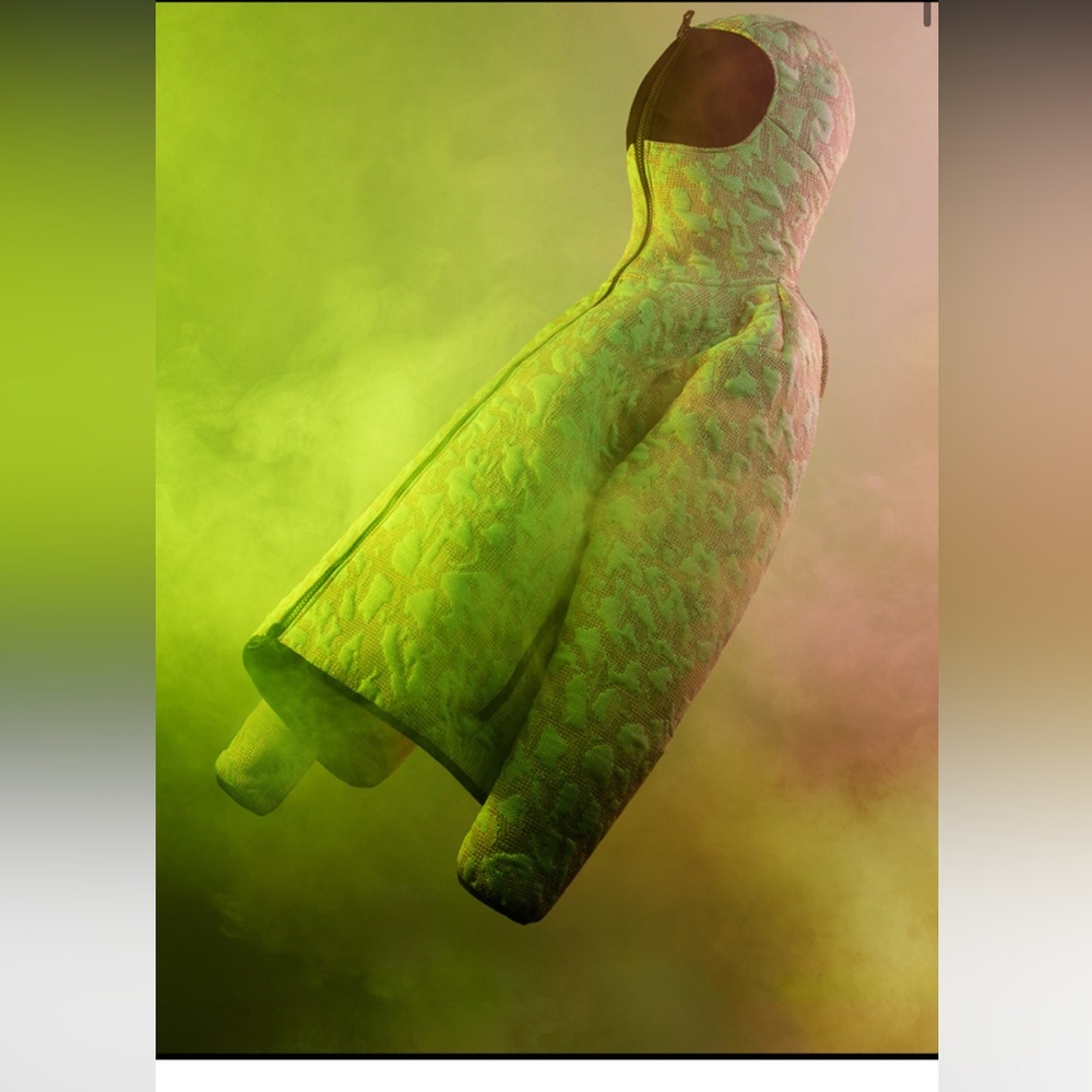 Stylish Green Patterned Men's Jacket